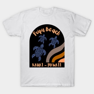 Poipu Beach Kauai Hawaii T-Shirt